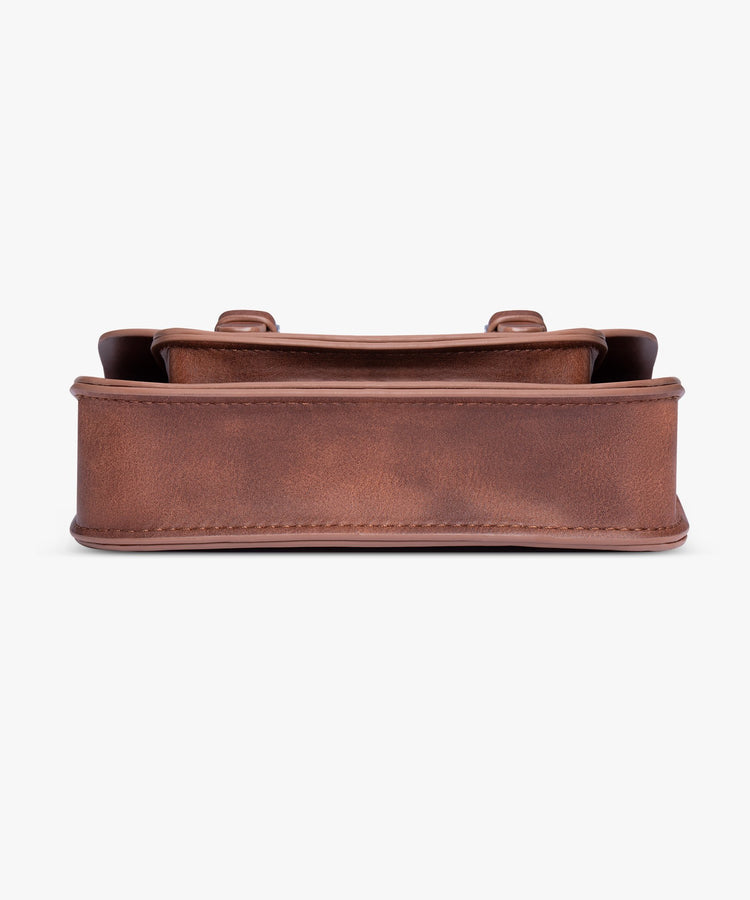 DIY-Small Messenger Bag Vintage Brown