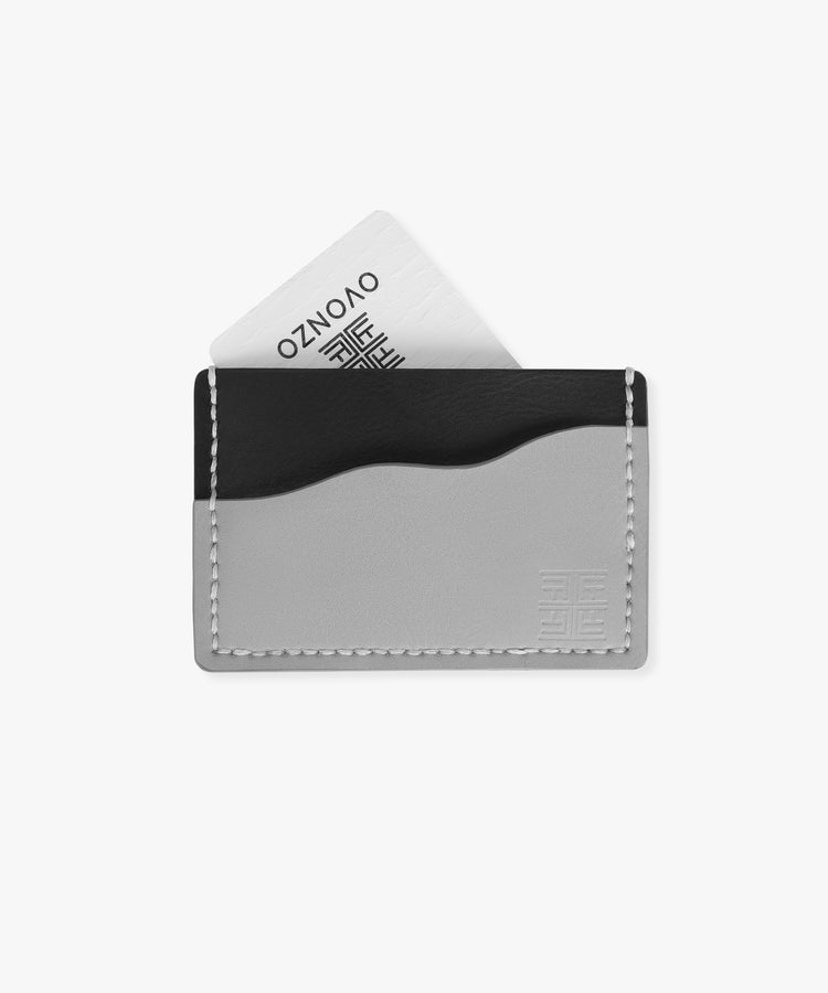 Jessa Card Holder - Gray & Black